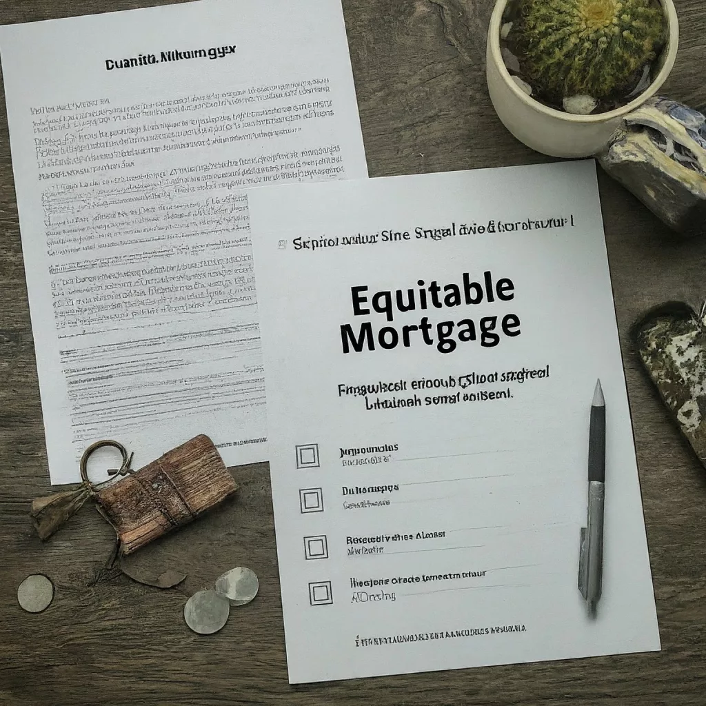 Equitable Mortgage & Registered Mortgage
