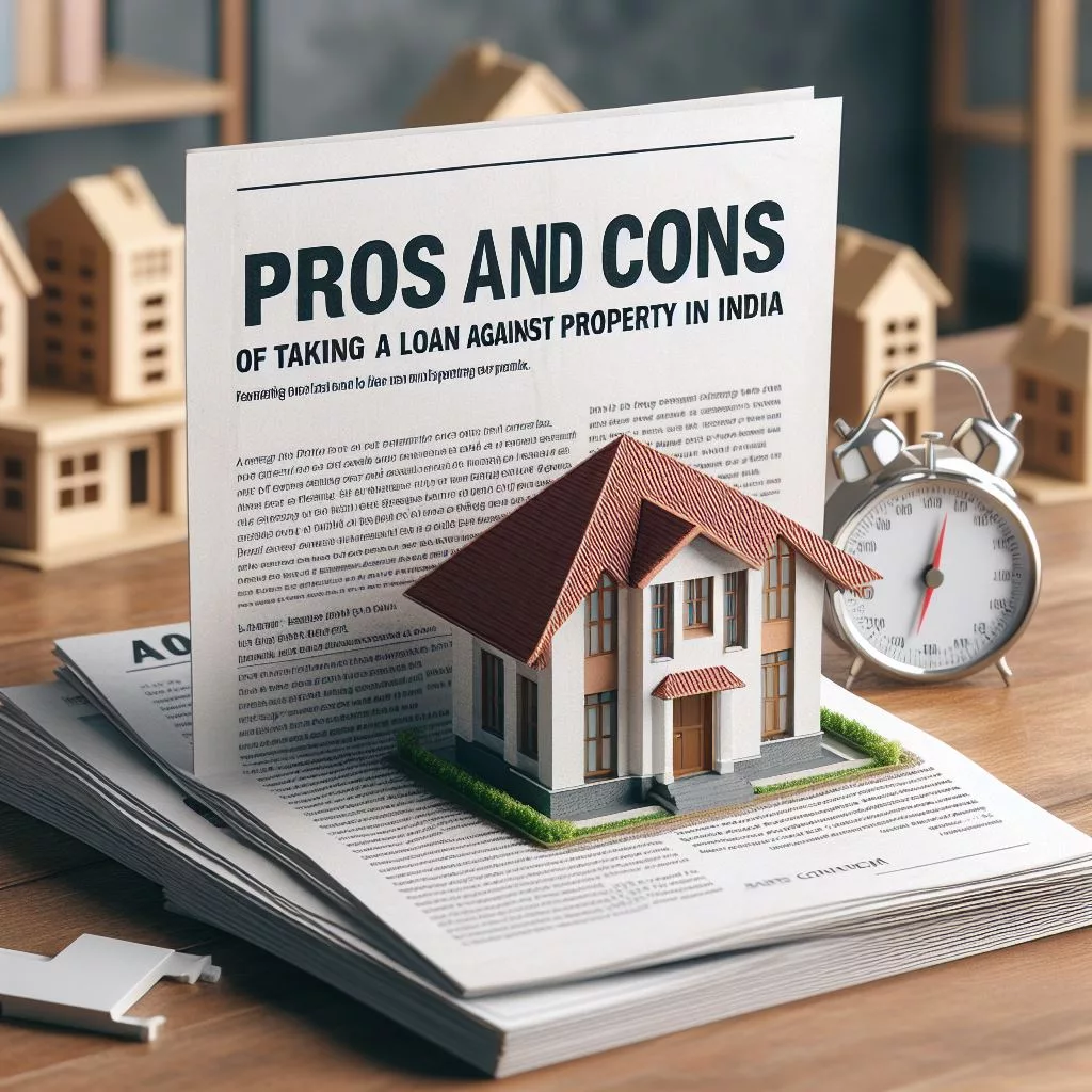 Pros and cons of taking a loan against property in India