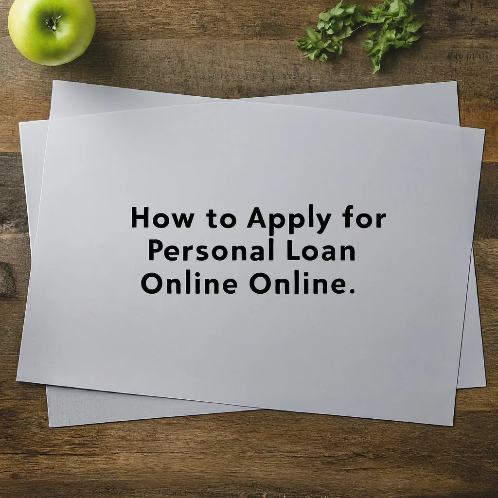 How to apply for HDFC Personal Loan Online
