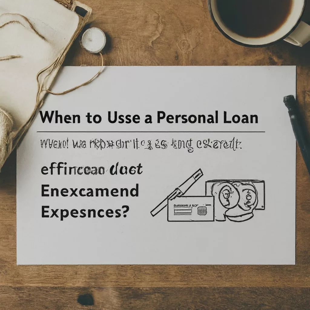 effective use of personal loans