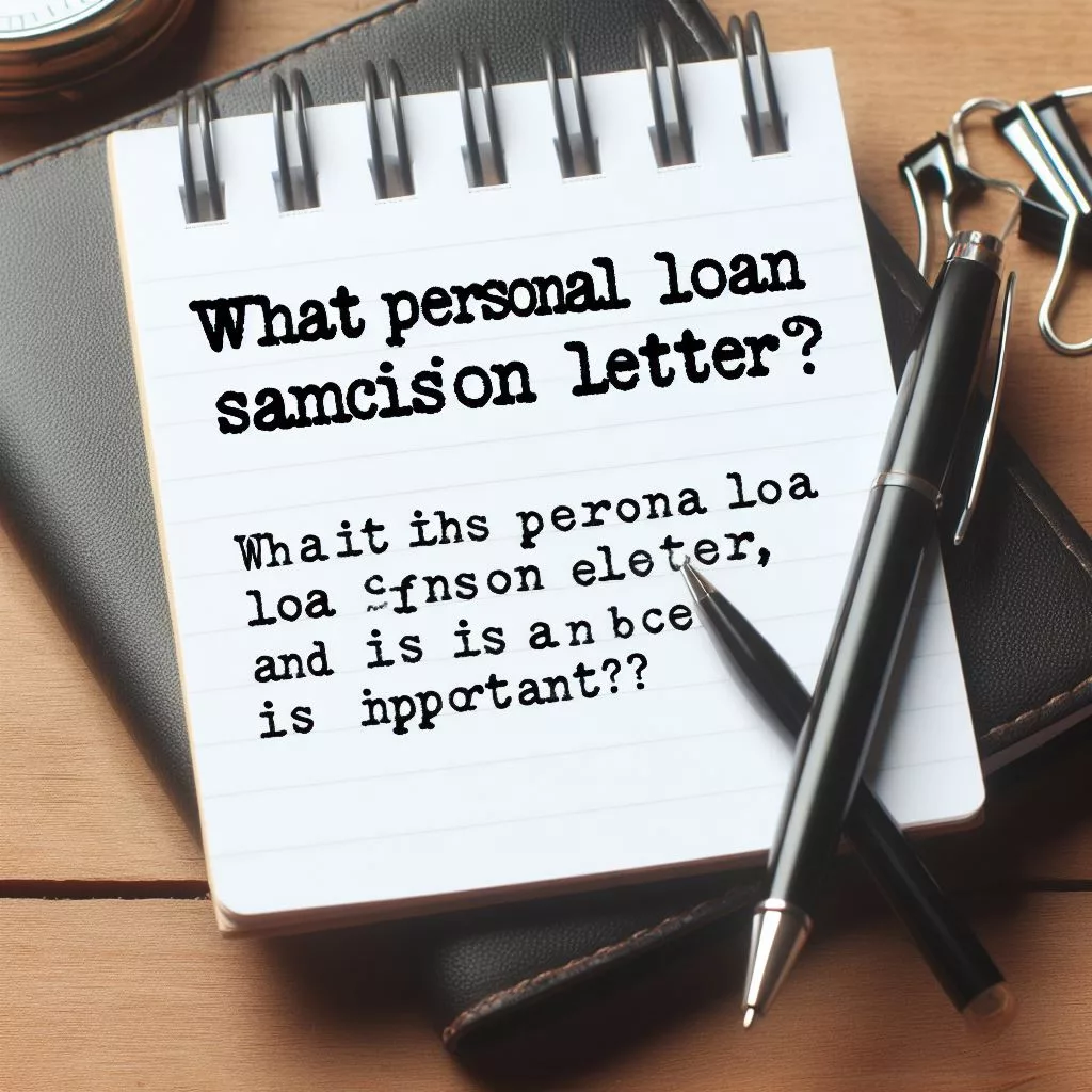 What is personal loan sanction